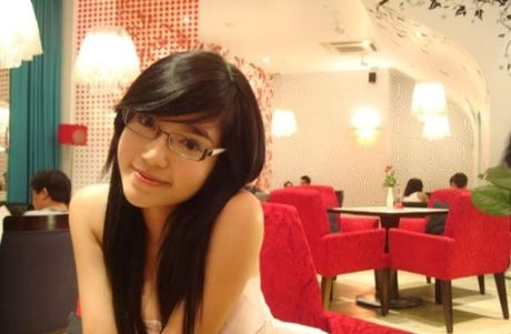 Elly looking super hot in red tank top and cap