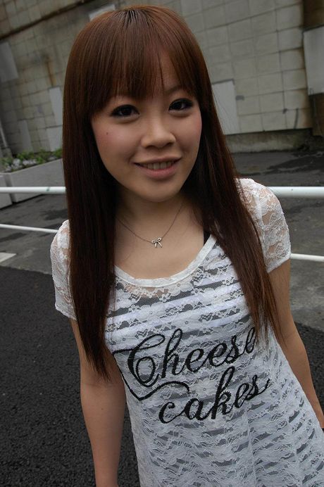 Japanese teen strips and takes cock in mouth and pussy