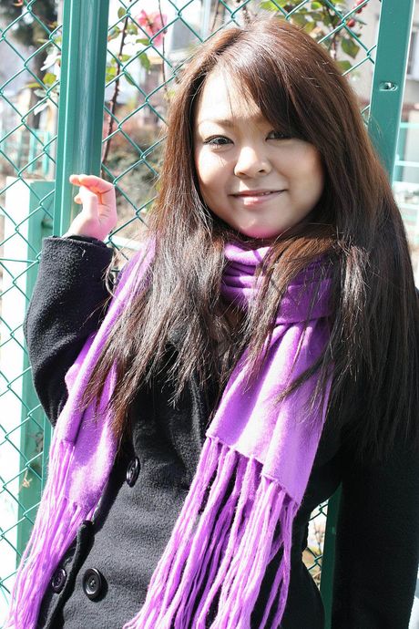 Sexy Japanese teen strips and takes cock