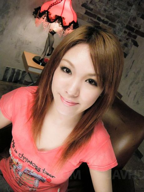 Needy and lovely Rei in golden lingerie gets toys up both holes