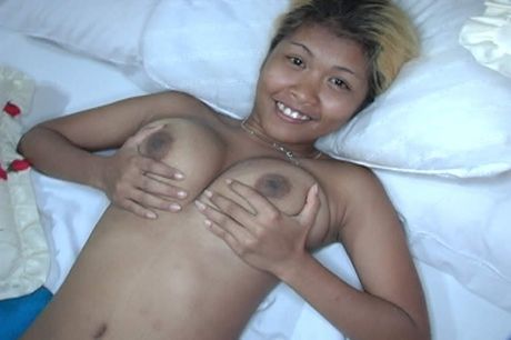 Big tit Thai chick sucks some cock and gets a pussy full of cum