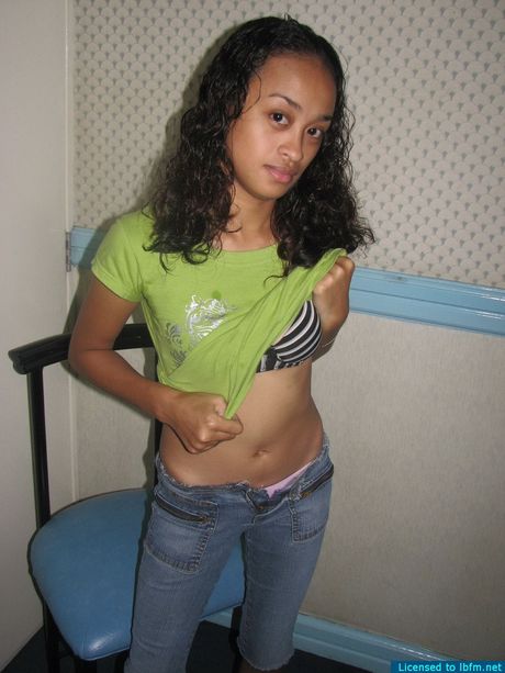 Needy college student stripping and banging to make some cash