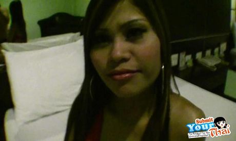 Dark nippled Thai slut sucks cock and gets fucked