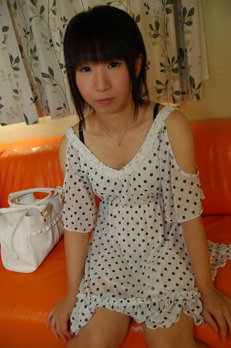 Teen Japanese babe Yuki Hamatani gives her lover a nice blowjob before she plugs his dick it into her wet pussy.