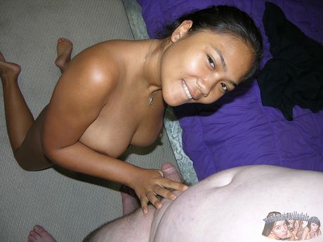 Asian mom Mia gets her amazing boobs and hairy pussy fucked by a big cock