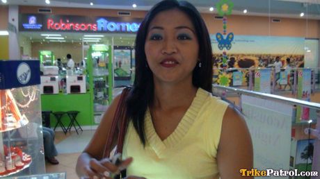 Asian teen Venice gets her pussy fucked by a big white cock