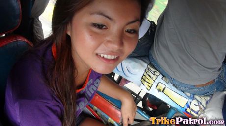 The Asian teen Ashley gets her pussy licked and screwed by a horny guy