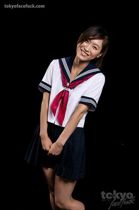 Schoolgirl Reika Yamada is caged and released by her captor only when he feels like fucking her face