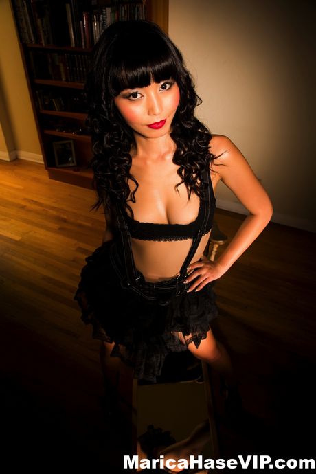 Marica Hase : Maricas pussy gets teased with a glass toy