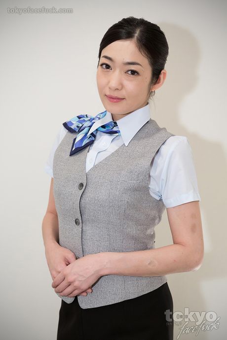 Office girl Ryu Enami gets taken to the office storage and turned into our face fuck slut