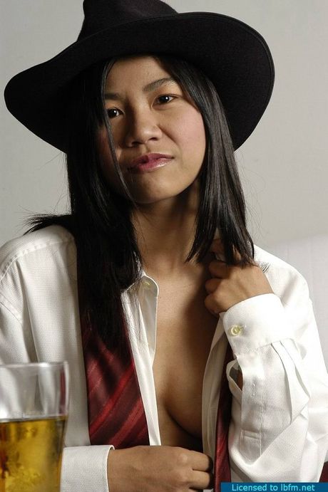 Asian amateur girl with small tits and a big booty strips and bares it all