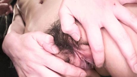 Megumi Shino Asian sucks crown jewels and boner till gets cum