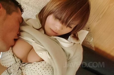 Manika gives blowjob and has hairy cunt doggy fucked at window