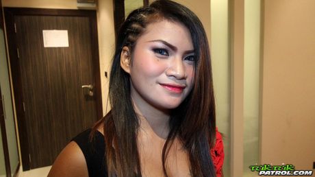 The Asian amateur Aoy gets her pussy drilled by a horny guy