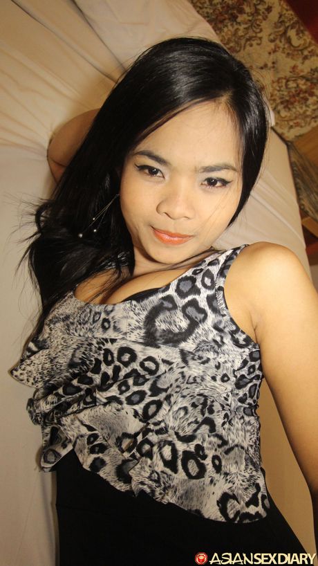 The Asian teen Chubjang gets her hairy pussy licked and dicked by a white guy