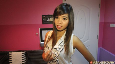 The Asian teen Tuktana is a horny little thing who loves to fuck