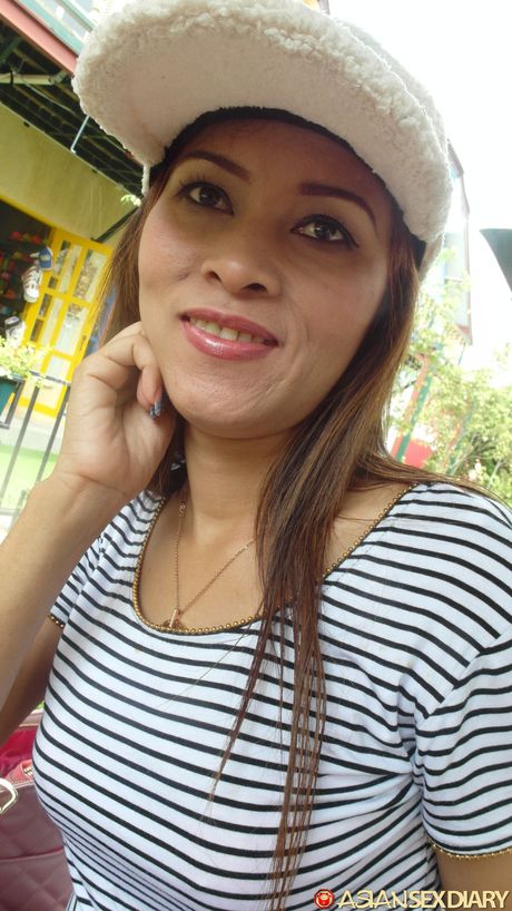 Asian amateur Sylvy strips and gets her pierced pussy and ass fucked