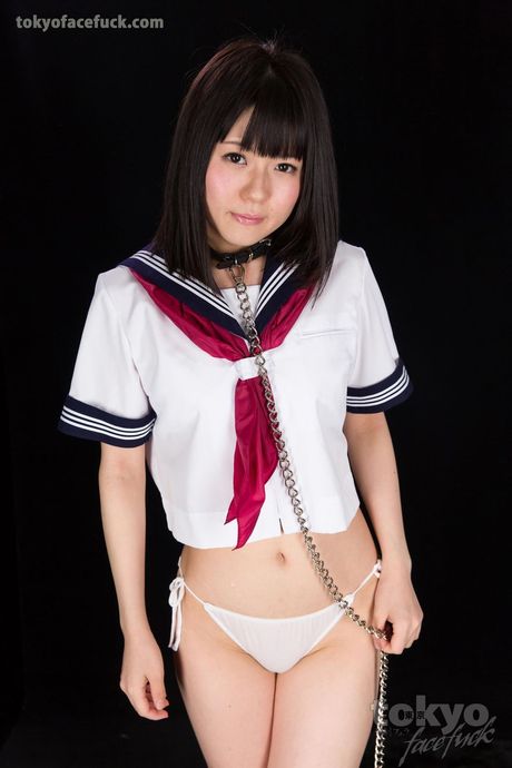 Horny little schoolgirl Mai Araki is hungry for cock but she's inexperienced and doesn't know what she's about to get