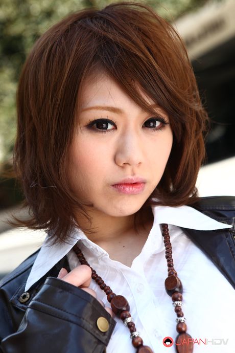 Super cute Japanese brunette Aya Sugiura loves to display her body