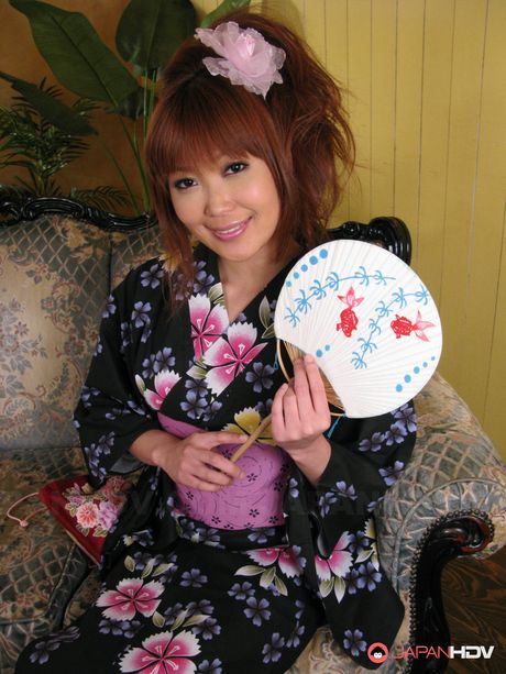 Cute brunette girl named Yuno Hoshi is ready for hot sex with her man