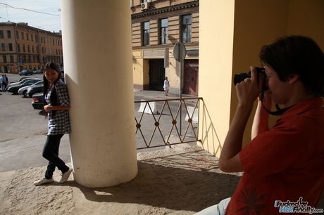 Asian teen Natalie gets her pussy licked and dicked by a horny guy