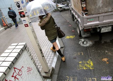 Hot Asian slut enjoys a long hot shower and a little masturbation before date