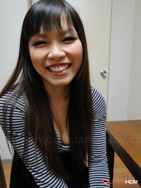 Slutty Asuka has hairy pussy fucked with fingers and cock on table.