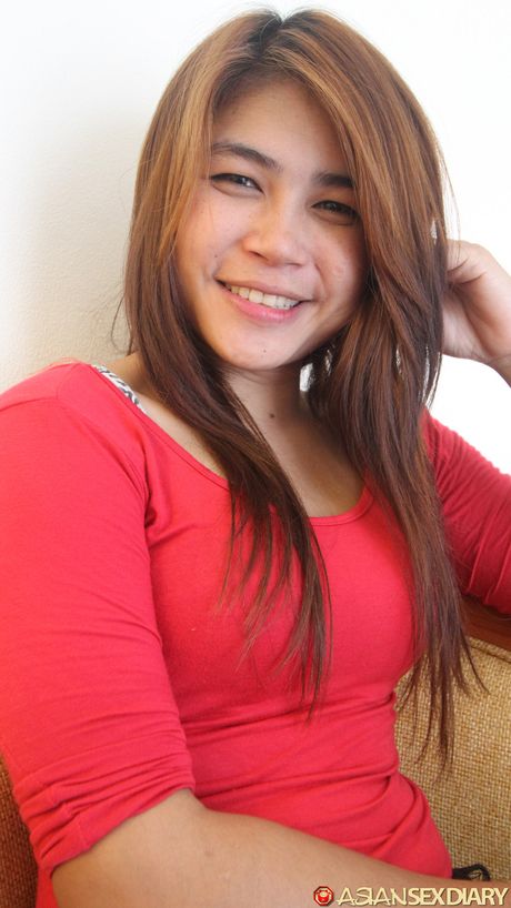 The Asian teen Tan strips and gets her hairy pussy licked and dicked by a guy