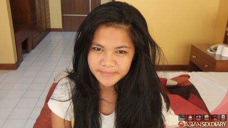 The Asian teen Cassandra gets her pussy licked and dicked by a horny guy