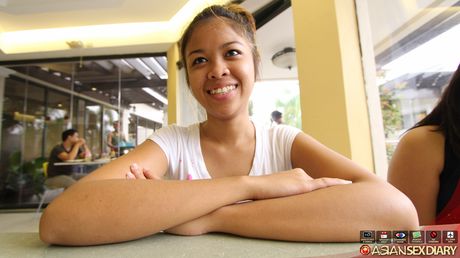 Asian teen Kikai strips and gets her hairy pussy licked and dicked in POV