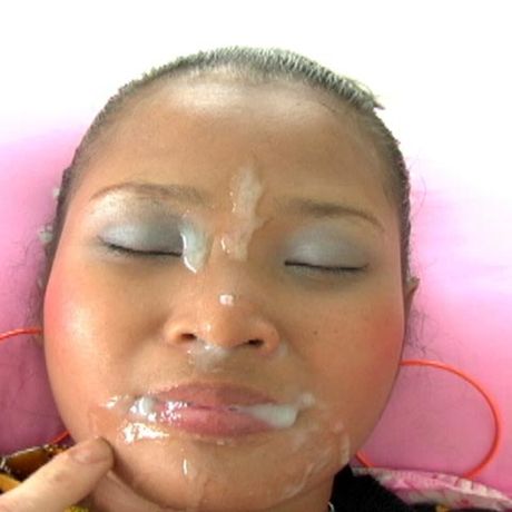 Asian teen with small titties and a big booty gives a blowjob and gets fucked