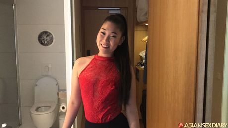 Asian teen Katana gets her pussy licked and dicked by her boyfriend