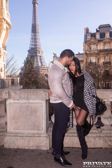 Asian teen Polly Pons gets her pussy and ass fucked by two guys