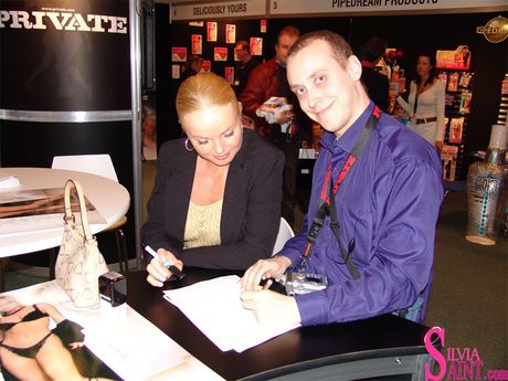 Asian MILF Sylvia Saint enjoys a hot threesome with two hung studs