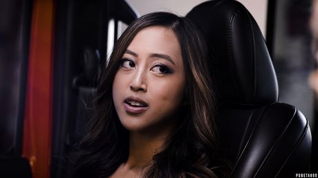 Hot blonde Nikole Nash & her BF have a threesome with a hot Asian