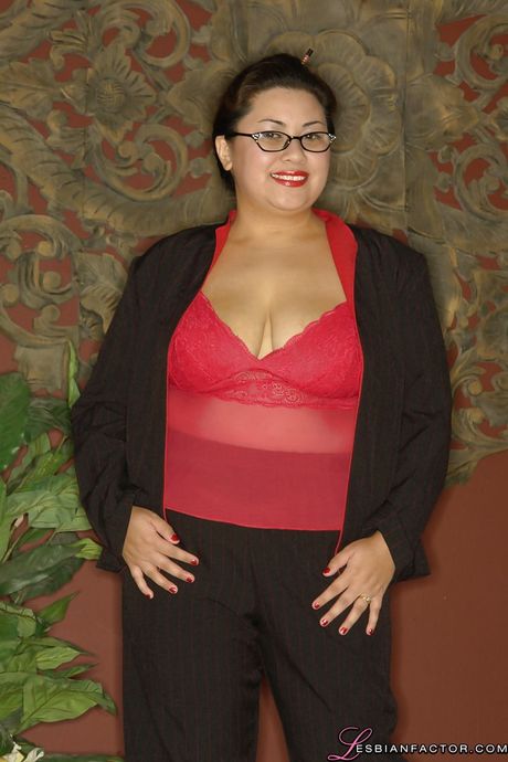 Delightful oriental mature Angel in hot erotic scene